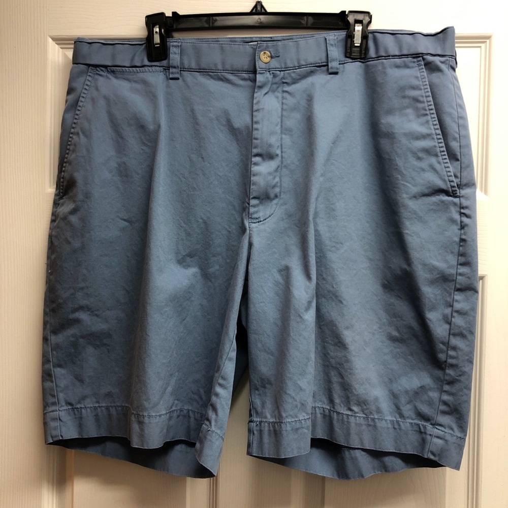 Polo by Ralph Lauren Light Blue Cotton Flat-Front Men’s Shorts